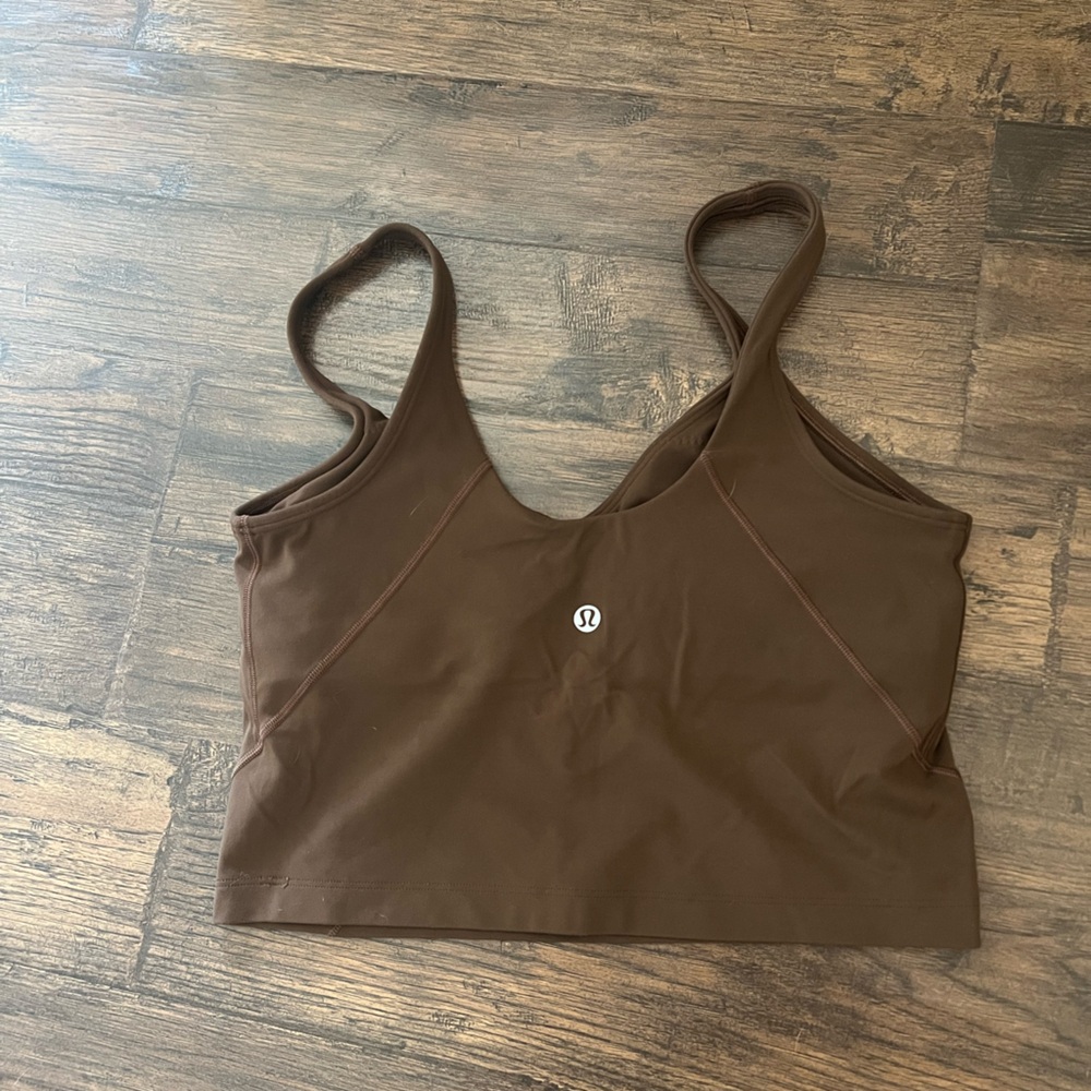 Lululemon Align Cropped Tank Size 8 Java